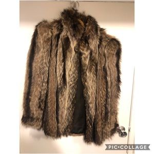 Brown Vintage Fur Coat